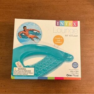 Intex Blue Lounge Sit 'N Float